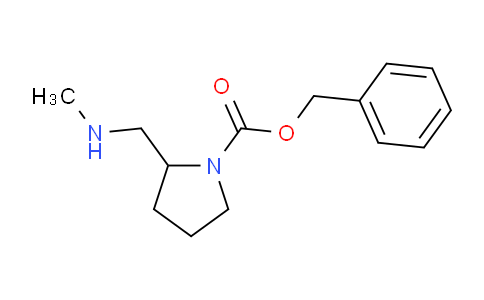 CAS No. 1353964-19-8, Benzyl 2-((methylamino)methyl)pyrrolidine-1-carboxylate