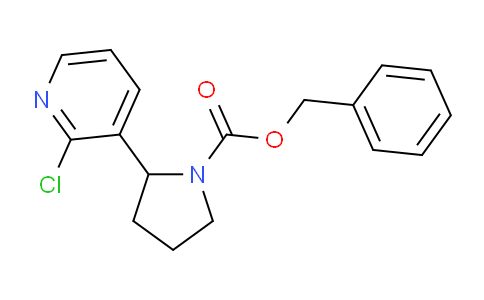 CAS No. 1352524-45-8, Benzyl 2-(2-chloropyridin-3-yl)pyrrolidine-1-carboxylate