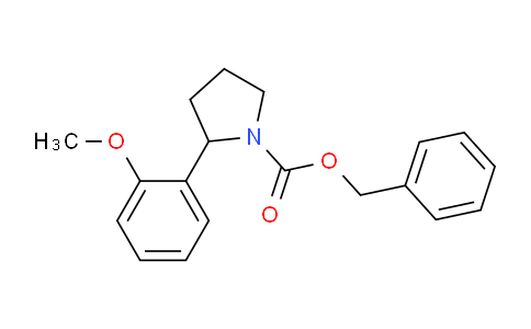 CAS No. 1355201-88-5, Benzyl 2-(2-methoxyphenyl)pyrrolidine-1-carboxylate