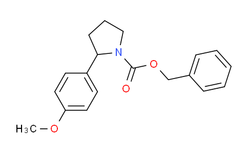 CAS No. 1355201-99-8, Benzyl 2-(4-methoxyphenyl)pyrrolidine-1-carboxylate