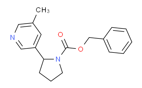 CAS No. 1352491-16-7, Benzyl 2-(5-methylpyridin-3-yl)pyrrolidine-1-carboxylate