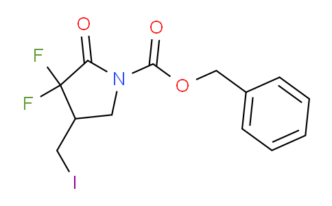 CAS No. 1823264-85-2, Benzyl 3,3-difluoro-4-(iodomethyl)-2-oxopyrrolidine-1-carboxylate
