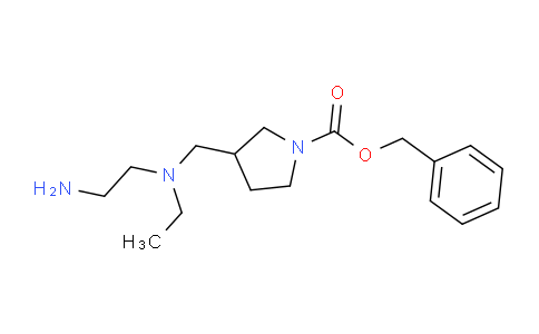 CAS No. 1353981-87-9, Benzyl 3-(((2-aminoethyl)(ethyl)amino)methyl)pyrrolidine-1-carboxylate