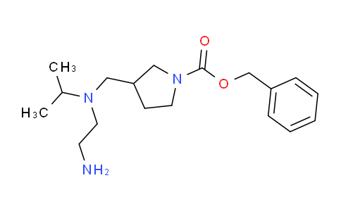 CAS No. 1353955-51-7, Benzyl 3-(((2-aminoethyl)(isopropyl)amino)methyl)pyrrolidine-1-carboxylate