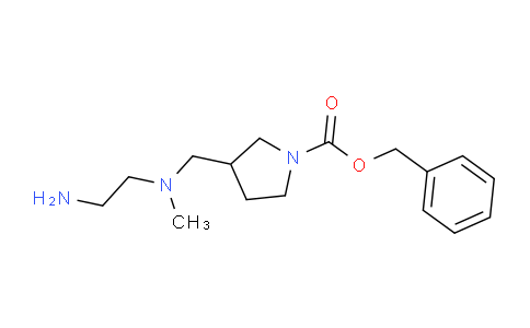 CAS No. 1353957-63-7, Benzyl 3-(((2-aminoethyl)(methyl)amino)methyl)pyrrolidine-1-carboxylate