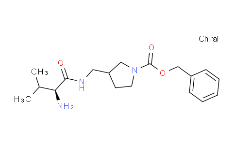 CAS No. 1354026-83-7, Benzyl 3-(((S)-2-amino-3-methylbutanamido)methyl)pyrrolidine-1-carboxylate