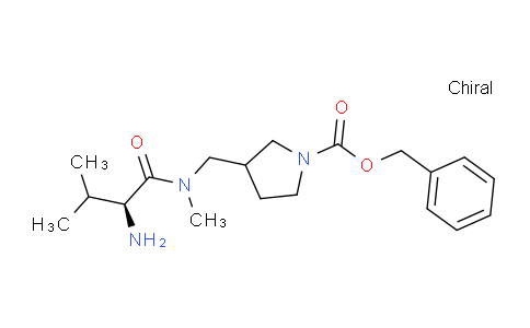 MC667740 | 1354029-13-2 | Benzyl 3-(((S)-2-amino-N,3-dimethylbutanamido)methyl)pyrrolidine-1-carboxylate