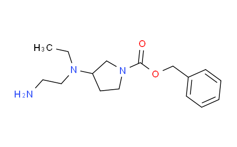 CAS No. 1353976-24-5, Benzyl 3-((2-aminoethyl)(ethyl)amino)pyrrolidine-1-carboxylate