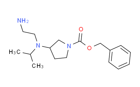 CAS No. 1353953-40-8, Benzyl 3-((2-aminoethyl)(isopropyl)amino)pyrrolidine-1-carboxylate