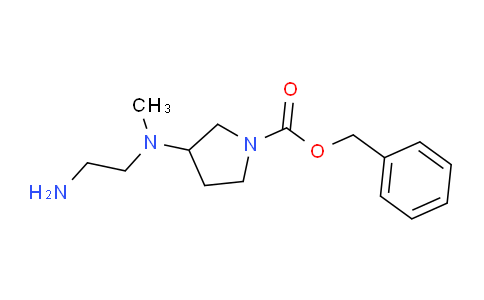 CAS No. 1353967-07-3, Benzyl 3-((2-aminoethyl)(methyl)amino)pyrrolidine-1-carboxylate