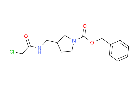 CAS No. 1353963-75-3, Benzyl 3-((2-chloroacetamido)methyl)pyrrolidine-1-carboxylate