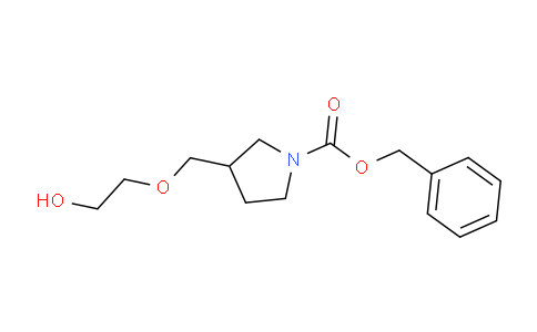 CAS No. 1353957-26-2, Benzyl 3-((2-hydroxyethoxy)methyl)pyrrolidine-1-carboxylate