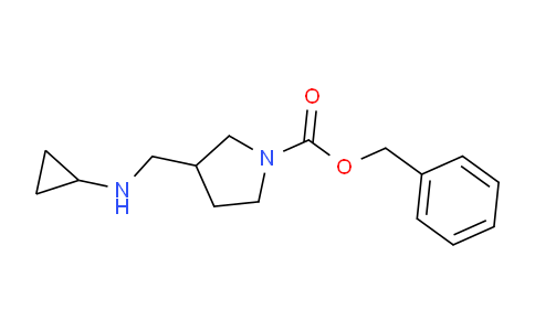 CAS No. 1353944-83-8, Benzyl 3-((cyclopropylamino)methyl)pyrrolidine-1-carboxylate