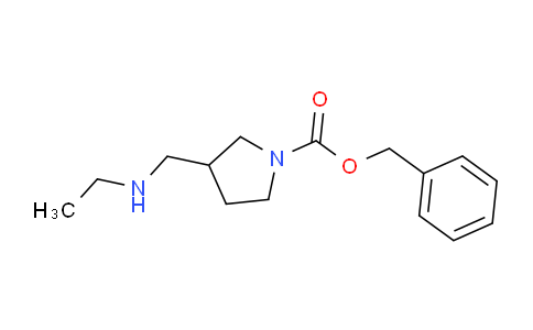 CAS No. 1353989-54-4, Benzyl 3-((ethylamino)methyl)pyrrolidine-1-carboxylate
