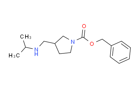 CAS No. 1353983-47-7, Benzyl 3-((isopropylamino)methyl)pyrrolidine-1-carboxylate