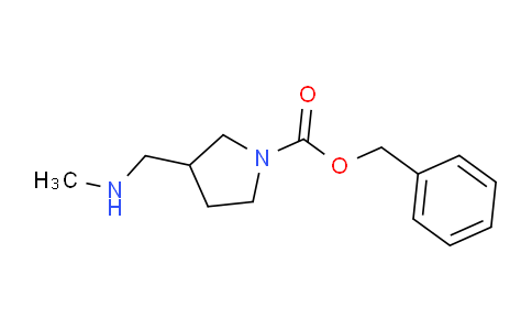 1292369-15-3 | Benzyl 3-((methylamino)methyl)pyrrolidine-1-carboxylate