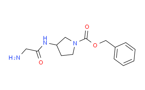 CAS No. 1353954-74-1, Benzyl 3-(2-aminoacetamido)pyrrolidine-1-carboxylate
