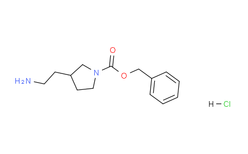 CAS No. 1374651-43-0, Benzyl 3-(2-aminoethyl)pyrrolidine-1-carboxylate hydrochloride