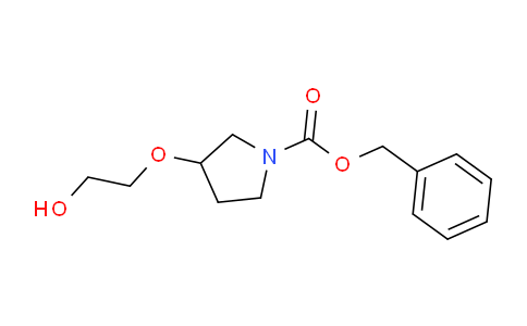 CAS No. 1353982-74-7, Benzyl 3-(2-hydroxyethoxy)pyrrolidine-1-carboxylate