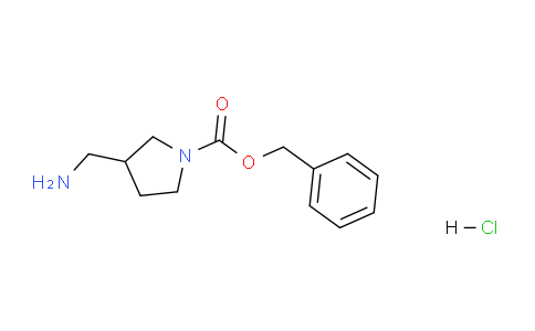 CAS No. 1245807-19-5, Benzyl 3-(aminomethyl)pyrrolidine-1-carboxylate hydrochloride