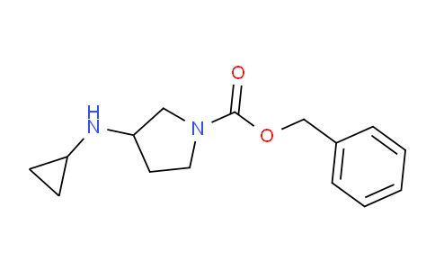 CAS No. 1353957-14-8, Benzyl 3-(cyclopropylamino)pyrrolidine-1-carboxylate