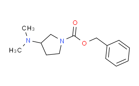 CAS No. 1420824-53-8, Benzyl 3-(dimethylamino)pyrrolidine-1-carboxylate
