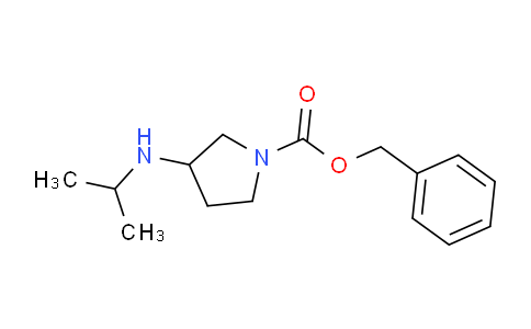 CAS No. 1044561-10-5, Benzyl 3-(isopropylamino)pyrrolidine-1-carboxylate