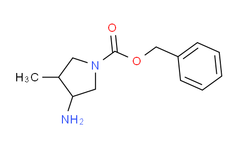 CAS No. 1823430-18-7, Benzyl 3-amino-4-methylpyrrolidine-1-carboxylate