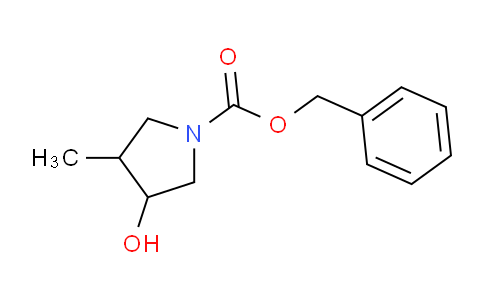 CAS No. 143656-71-7, Benzyl 3-hydroxy-4-methylpyrrolidine-1-carboxylate