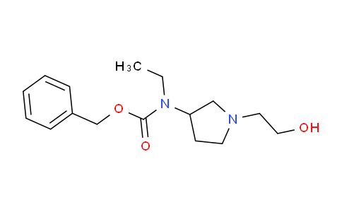 CAS No. 1353987-37-7, Benzyl ethyl(1-(2-hydroxyethyl)pyrrolidin-3-yl)carbamate