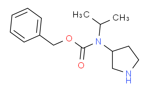 CAS No. 1353956-12-3, Benzyl isopropyl(pyrrolidin-3-yl)carbamate