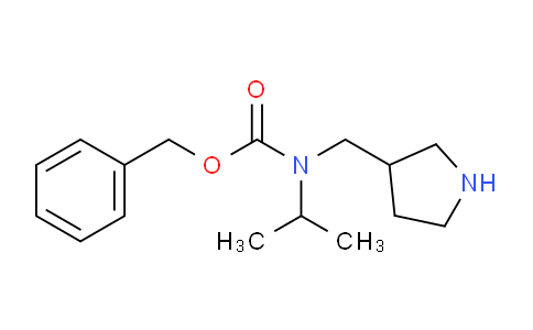 CAS No. 1353973-77-9, Benzyl isopropyl(pyrrolidin-3-ylmethyl)carbamate