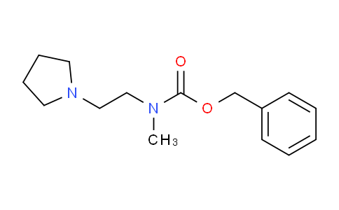 CAS No. 886362-96-5, Benzyl methyl(2-(pyrrolidin-1-yl)ethyl)carbamate