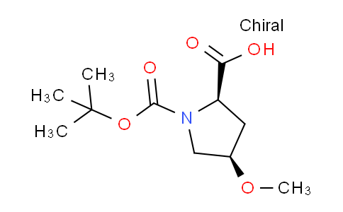CAS No. 200184-87-8, cis-1-(tert-Butoxycarbonyl)-4-methoxypyrrolidine-2-carboxylic acid