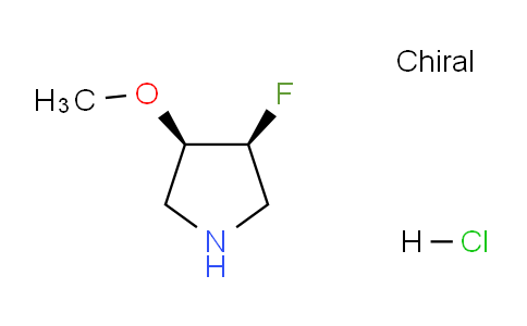 CAS No. 1638761-46-2, cis-3-Fluoro-4-methoxypyrrolidine hydrochloride