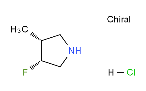 CAS No. 1951444-32-8, Cis-3-fluoro-4-methylpyrrolidine hydrochloride