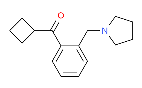 CAS No. 898775-18-3, Cyclobutyl 2-(pyrrolidinomethyl)phenyl ketone
