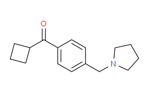 CAS No. 898776-99-3, Cyclobutyl 4-(pyrrolidinomethyl)phenyl ketone