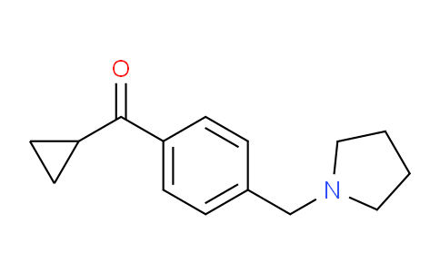 CAS No. 898776-97-1, Cyclopropyl 4-(pyrrolidinomethyl)phenyl ketone