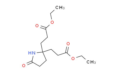 CAS No. 92358-16-2, Diethyl 3,3'-(5-oxopyrrolidine-2,2-diyl)dipropanoate