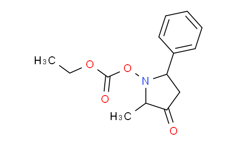CAS No. 92246-24-7, Ethyl (2-methyl-3-oxo-5-phenylpyrrolidin-1-yl) carbonate