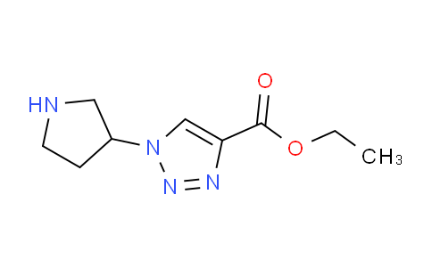CAS No. 1440961-57-8, Ethyl 1-(pyrrolidin-3-yl)-1H-1,2,3-triazole-4-carboxylate