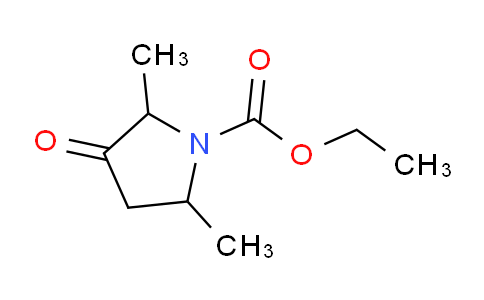 CAS No. 90943-02-5, Ethyl 2,5-dimethyl-3-oxopyrrolidine-1-carboxylate