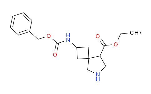 CAS No. 1373028-28-4, Ethyl 2-(((benzyloxy)carbonyl)amino)-6-azaspiro[3.4]octane-8-carboxylate