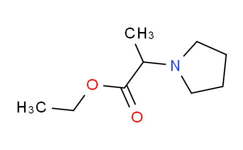CAS No. 26846-86-6, Ethyl 2-(pyrrolidin-1-yl)propanoate