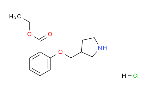 CAS No. 1220029-69-5, Ethyl 2-(pyrrolidin-3-ylmethoxy)benzoate hydrochloride