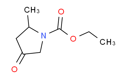 CAS No. 100911-10-2, Ethyl 2-methyl-4-oxopyrrolidine-1-carboxylate