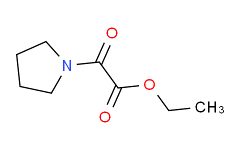 CAS No. 41600-22-0, Ethyl 2-oxo-2-(pyrrolidin-1-yl)acetate