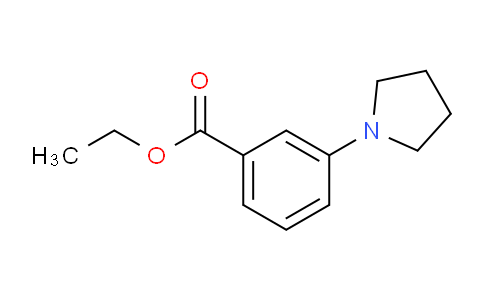 CAS No. 55212-89-0, Ethyl 3-(pyrrolidin-1-yl)benzoate