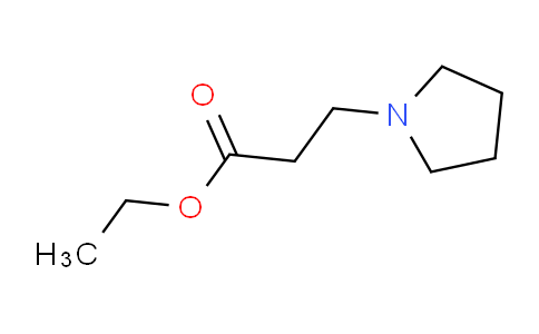 CAS No. 6317-35-7, Ethyl 3-(pyrrolidin-1-yl)propanoate